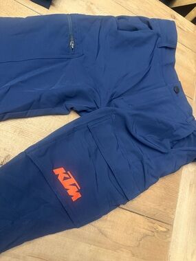 KTM Factory Racing pants 
Size large waist 
Long on sticker 
NEW